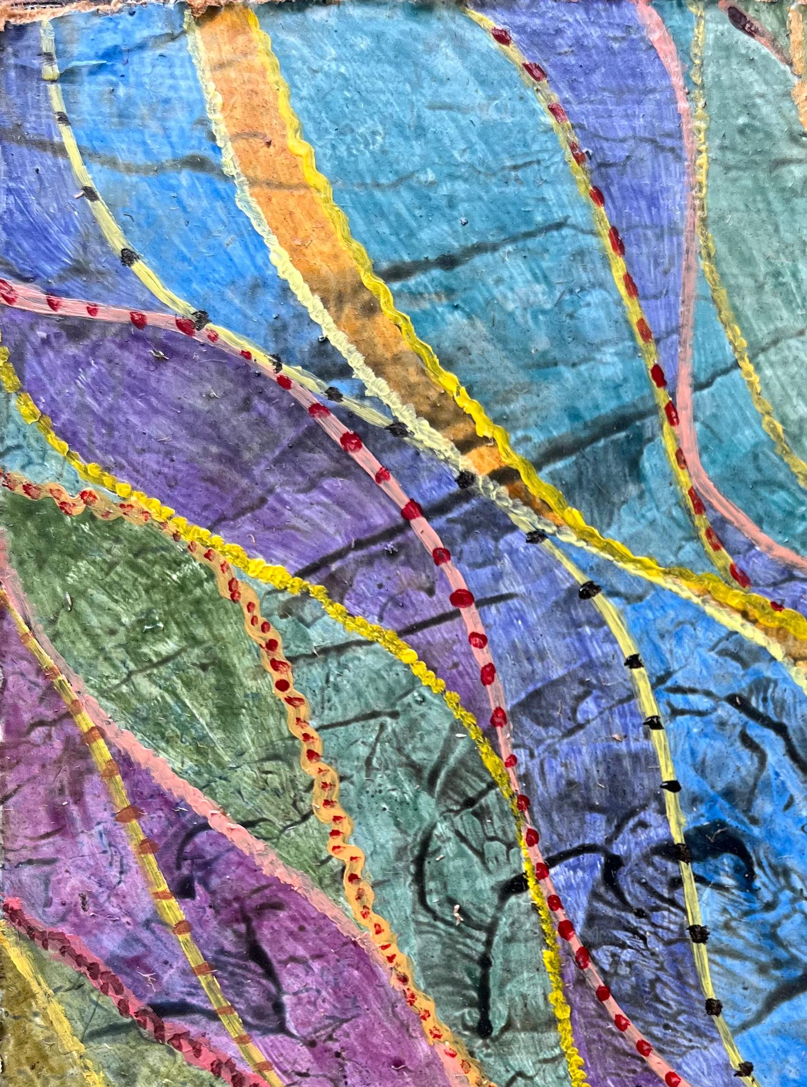 Peinture à l'huile surréaliste britannique des années 1960 - « Cooperation » en vente 1
