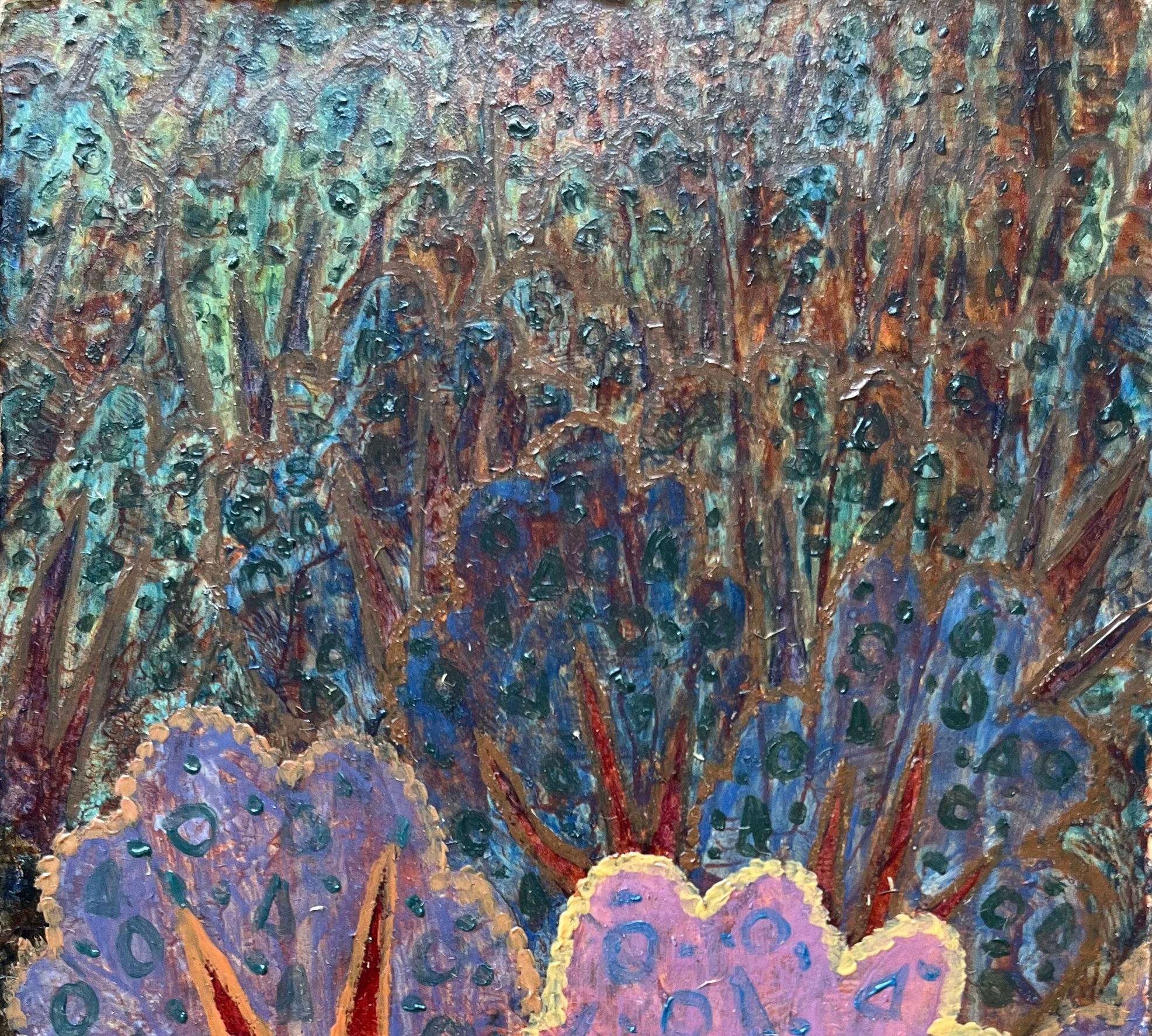 Titolo: Pittura a olio surrealista britannica degli anni '60 - 