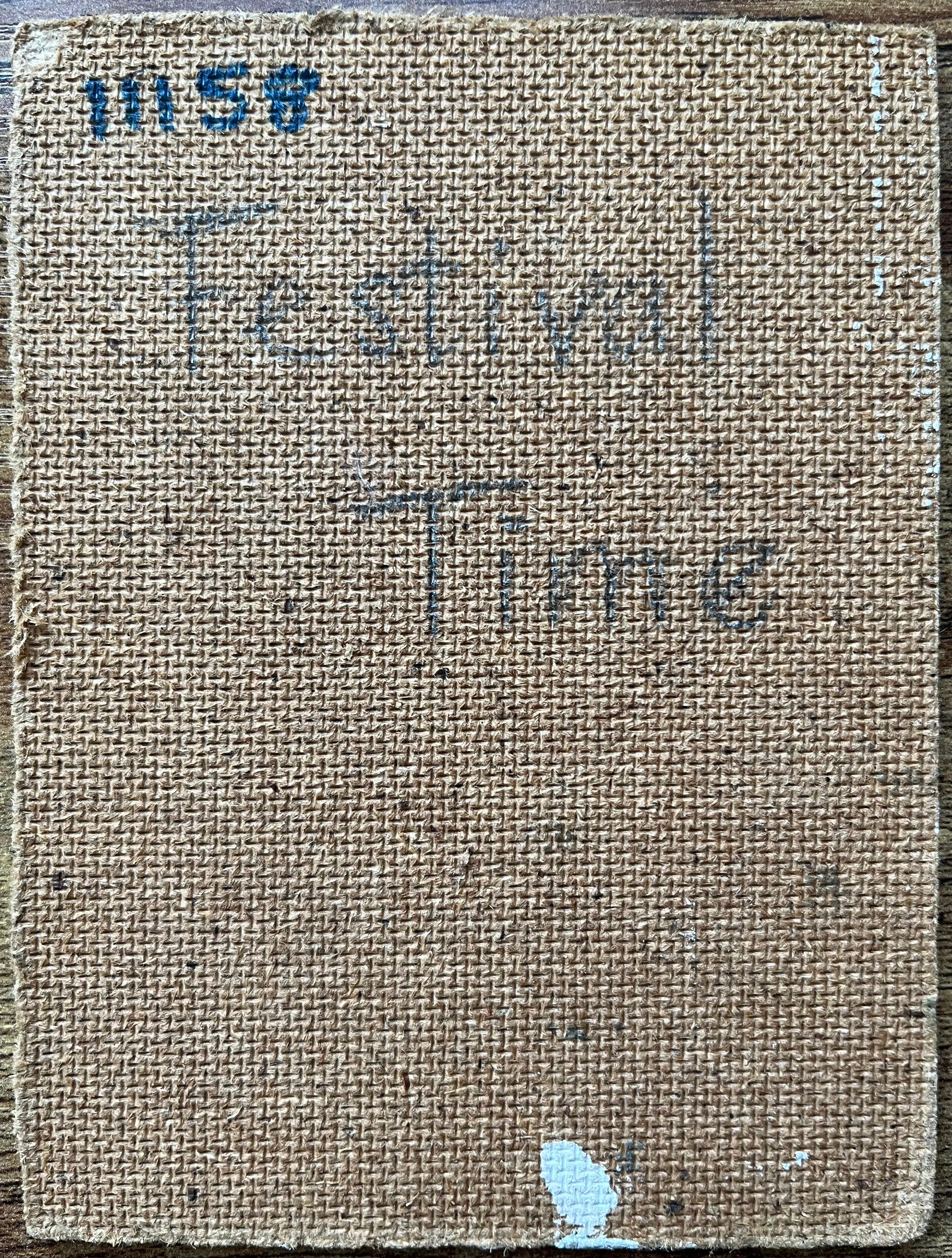 Peinture à l'huile surréaliste britannique des années 1960 - « Festival Time » abstrait en vente 2