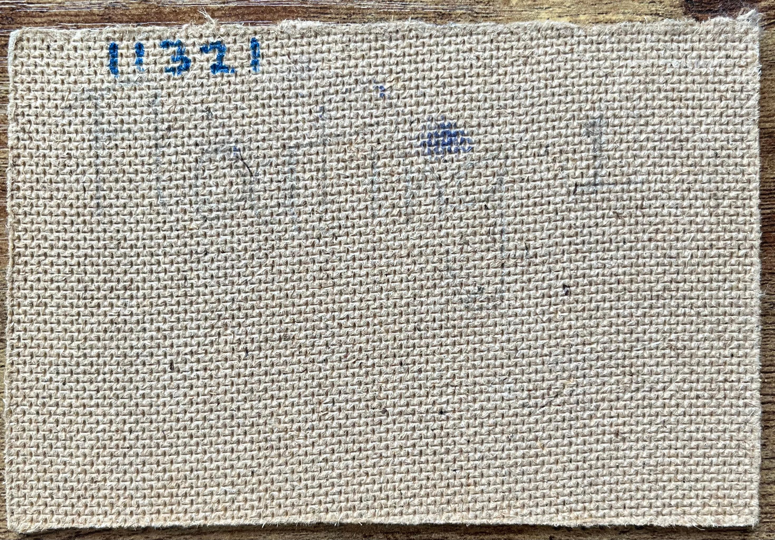 Pintura al óleo surrealista británica de los años 60 - 'Flotante 1': Orbes cósmicos y energía en venta 3
