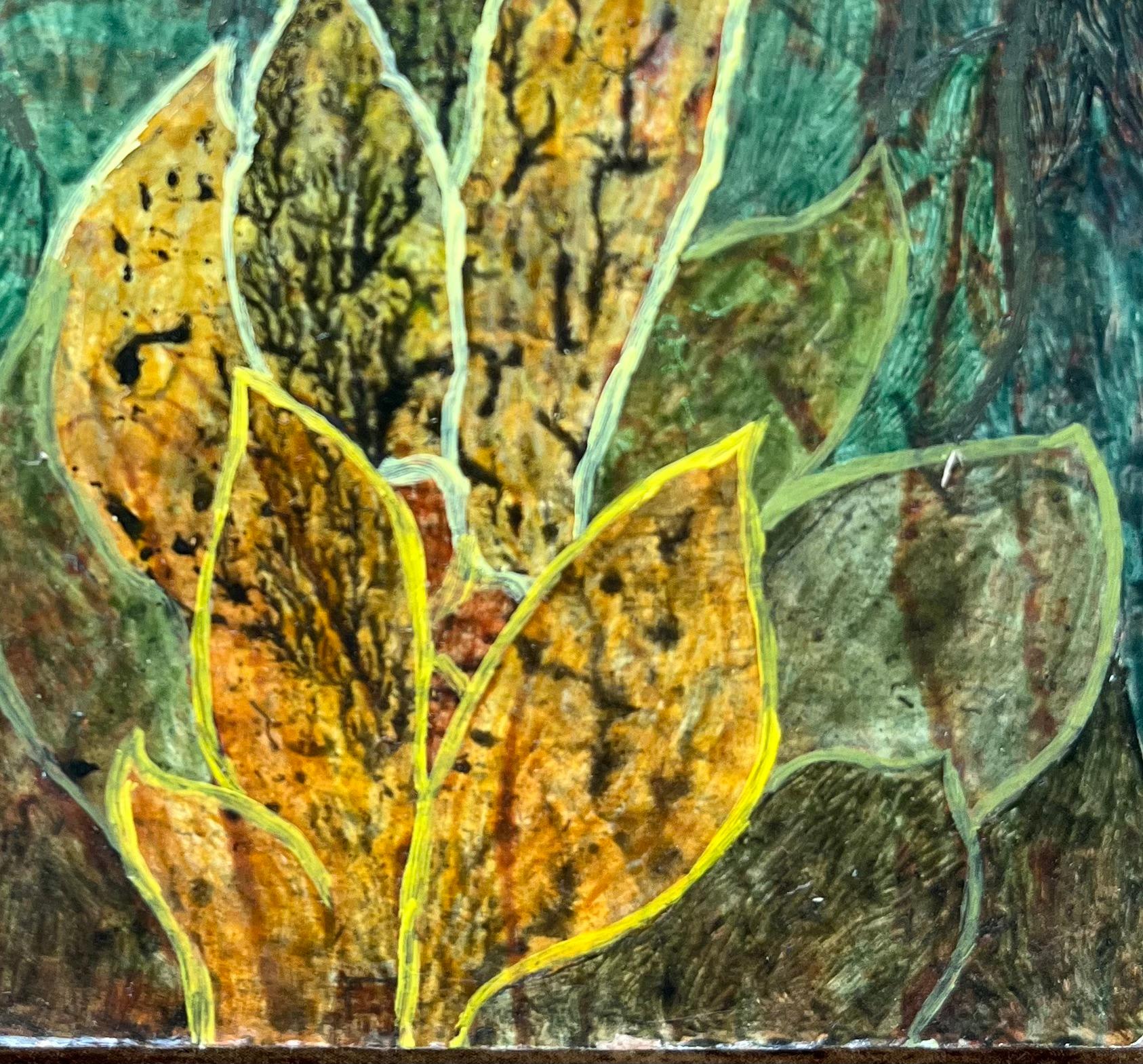 Pittura ad olio surrealista britannica degli anni '60 - Studio astratto 