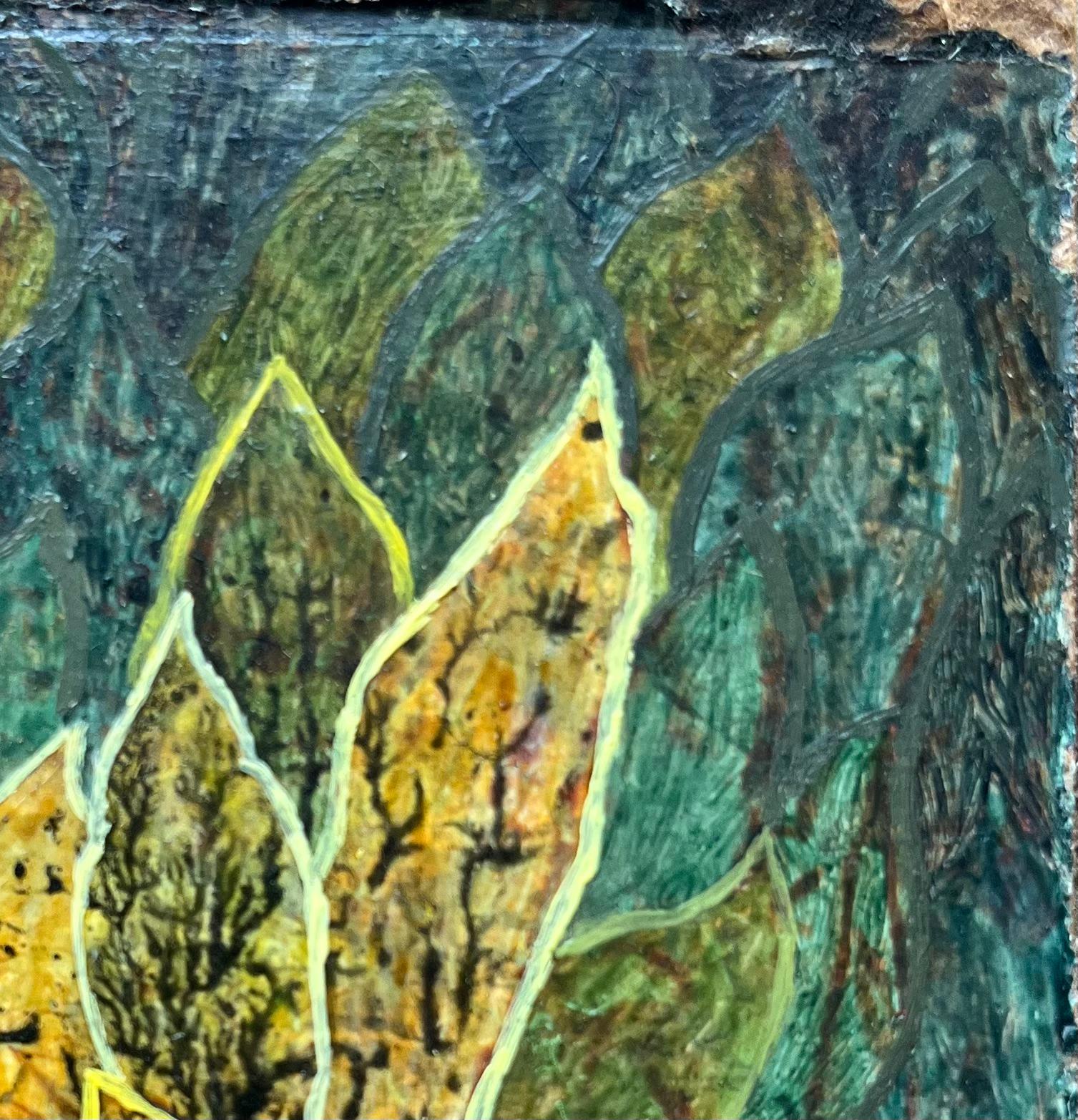Pittura ad olio surrealista britannica degli anni '60 - Studio astratto 