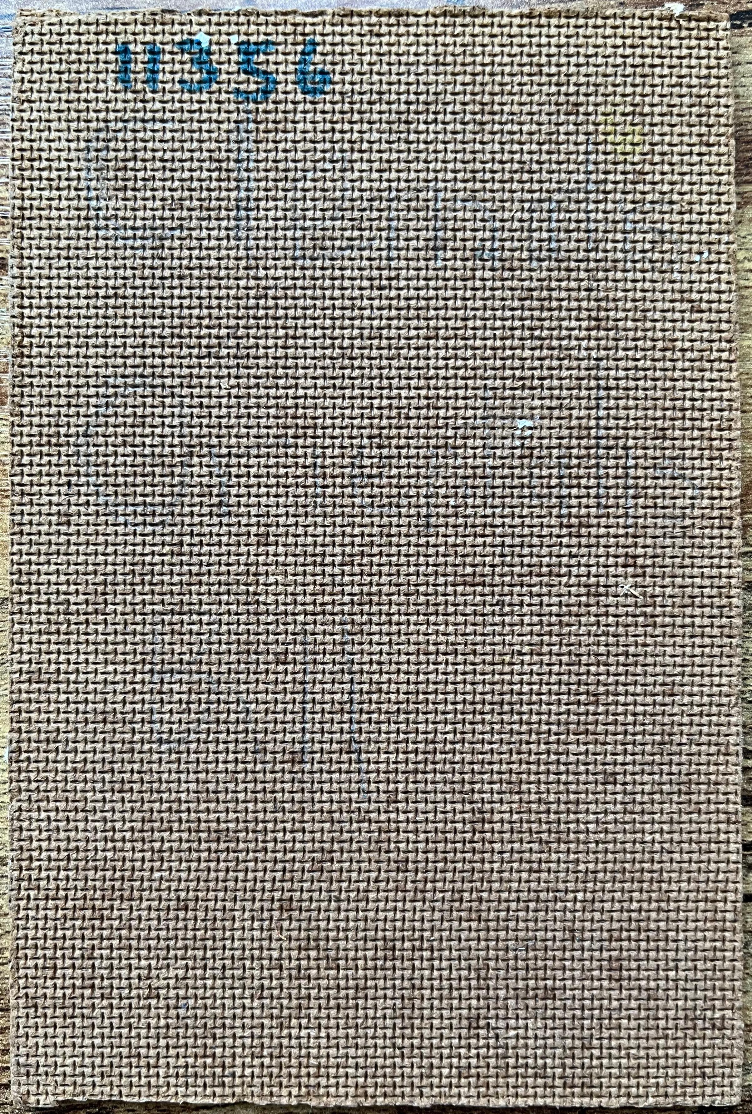 Britisches surrealistisches Ölgemälde aus den 1960er Jahren - Goldene Blüten in grünem Wachstum im Angebot 2