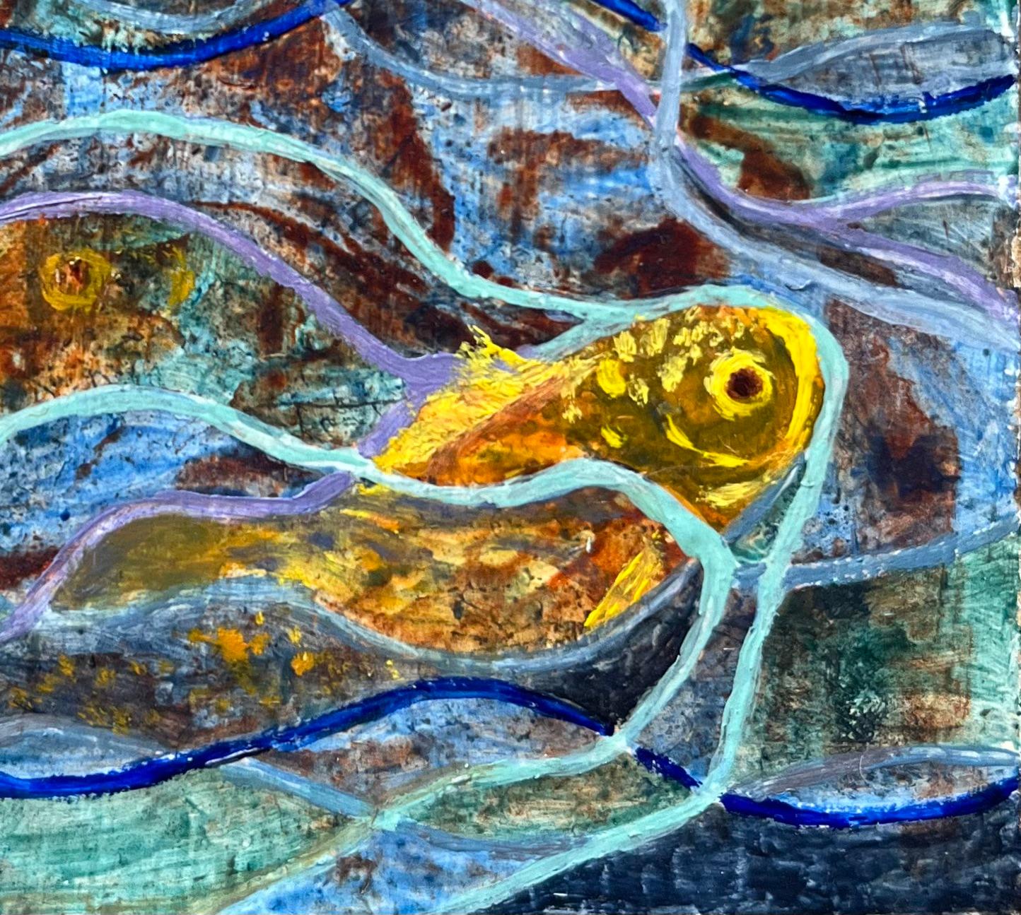 Pittura ad olio surrealista britannica degli anni '60 - 