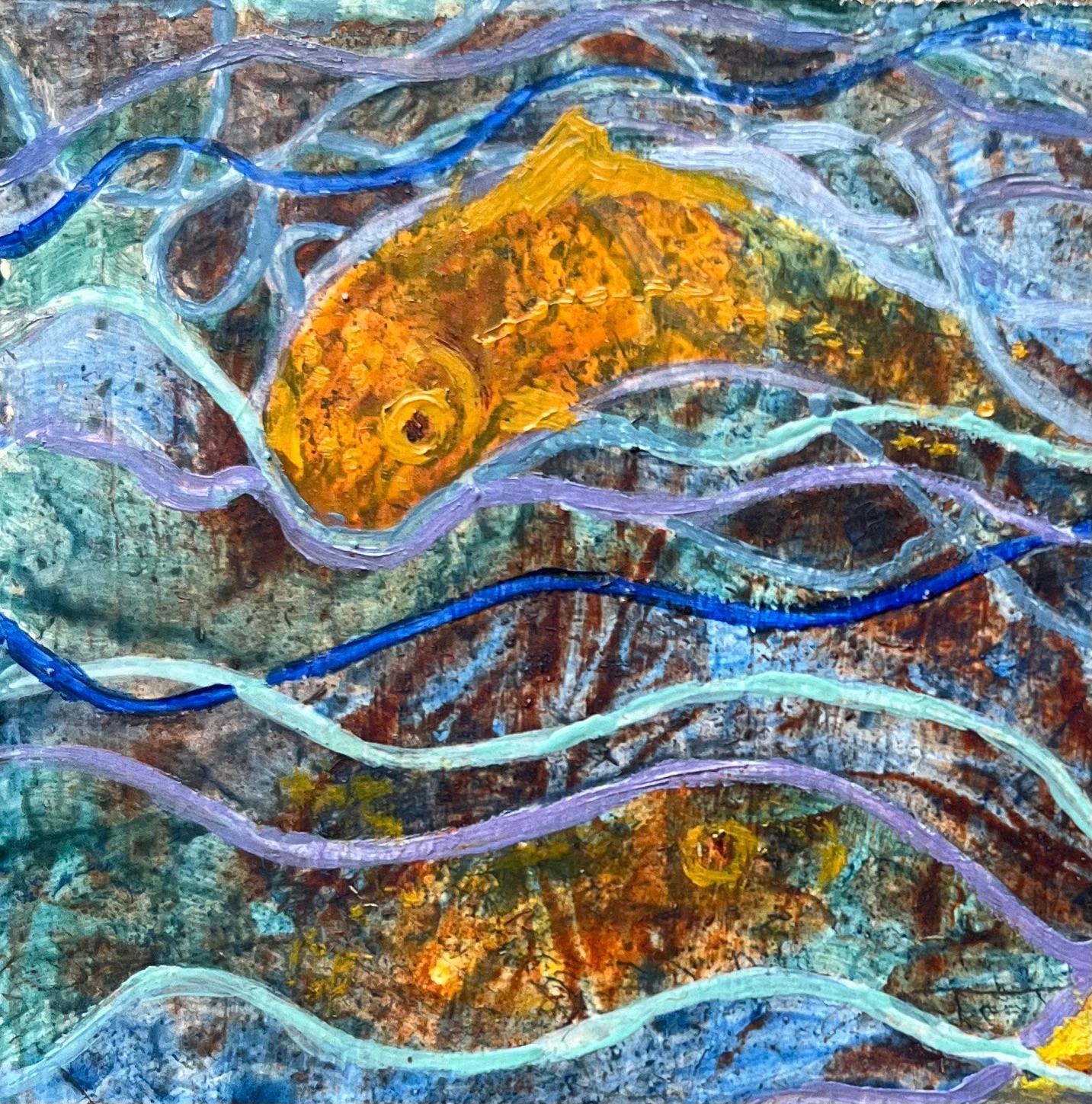 Pittura ad olio surrealista britannica degli anni '60 - 