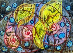 1960's British Surrealist Oil Painting - Growth, Spiring, Expanding, Dispersing