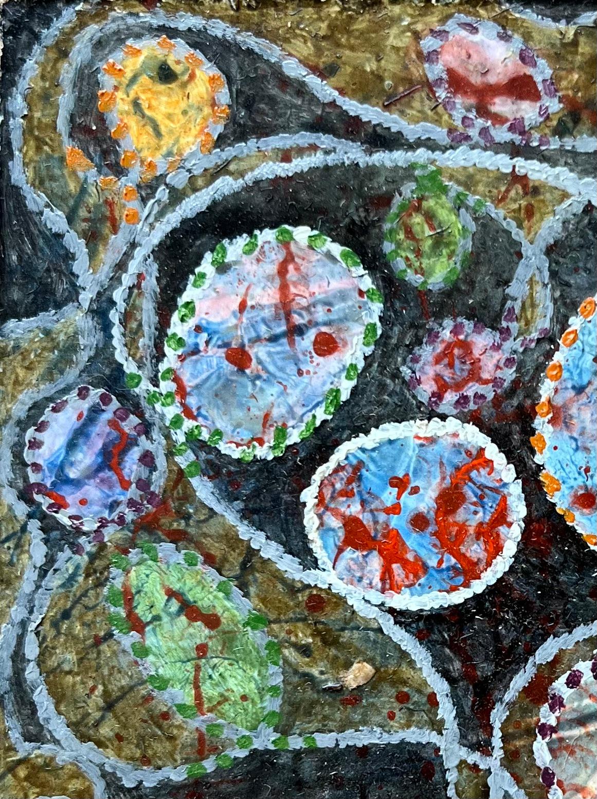 Titolo: Pittura ad olio surrealista britannica degli anni '60 - 