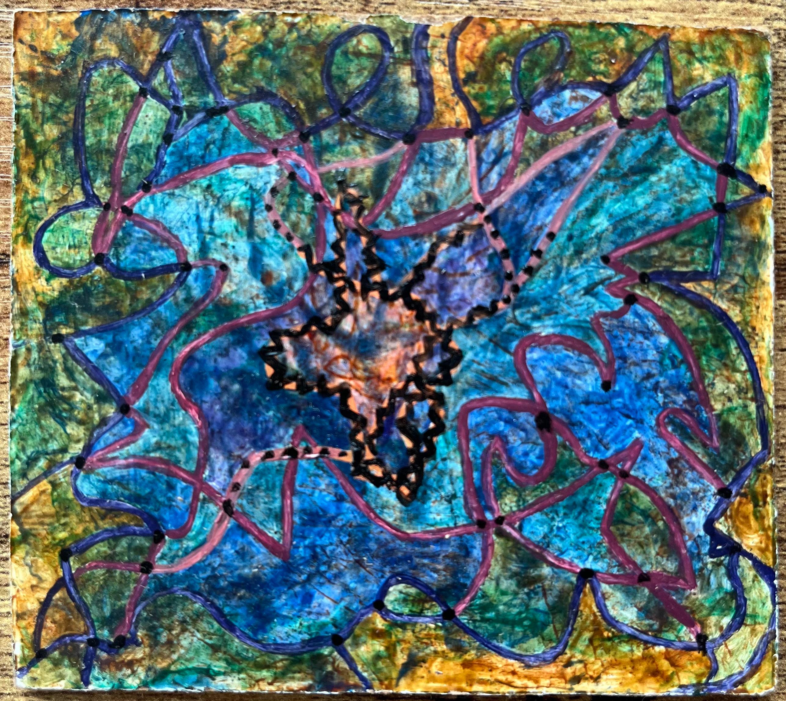 Pittura ad olio surrealista britannica degli anni '60 - 