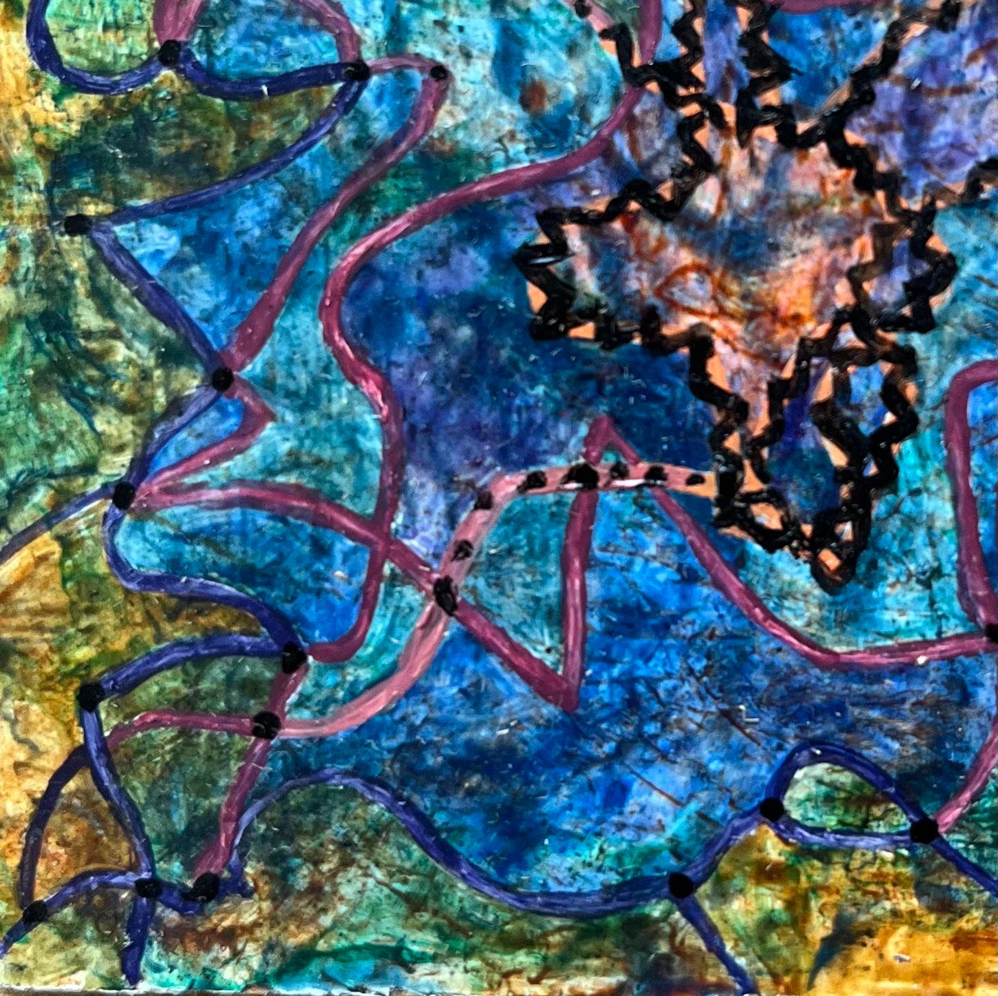 Pittura ad olio surrealista britannica degli anni '60 - 