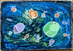 1960's British Surrealist Oil Painting - "Leading Lights"