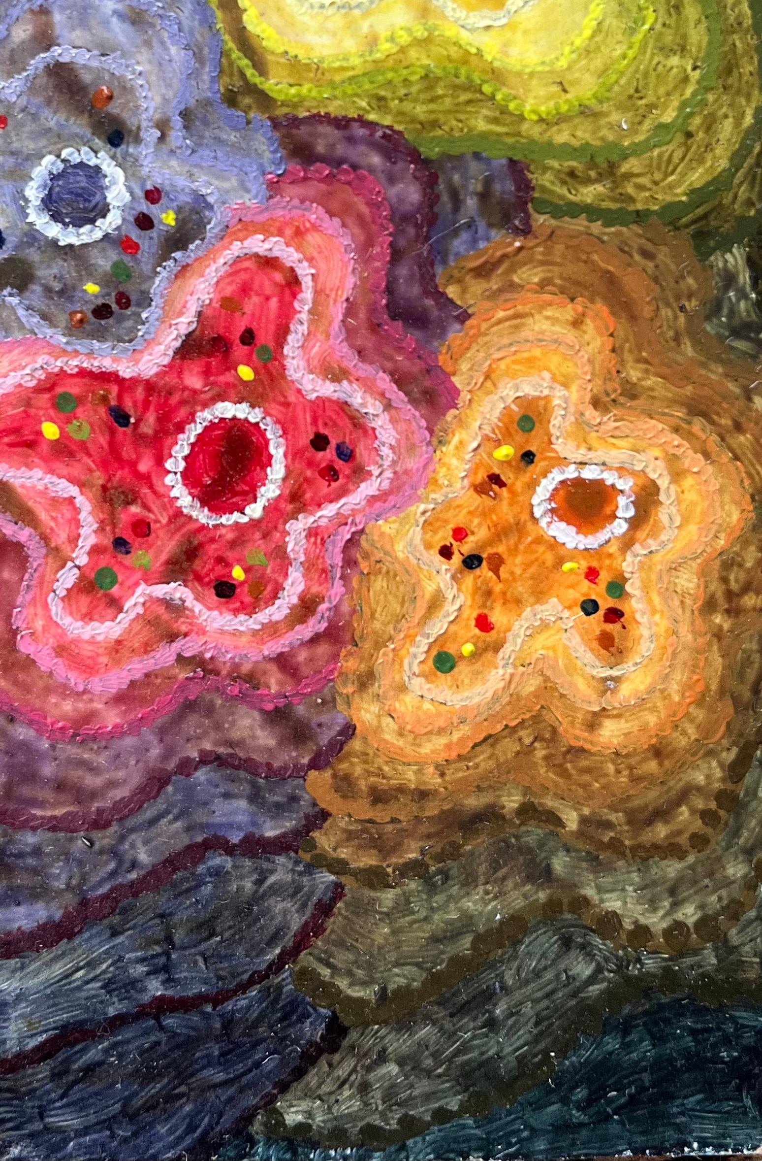 Titolo: Pittura ad olio surrealista britannica degli anni '60 - 