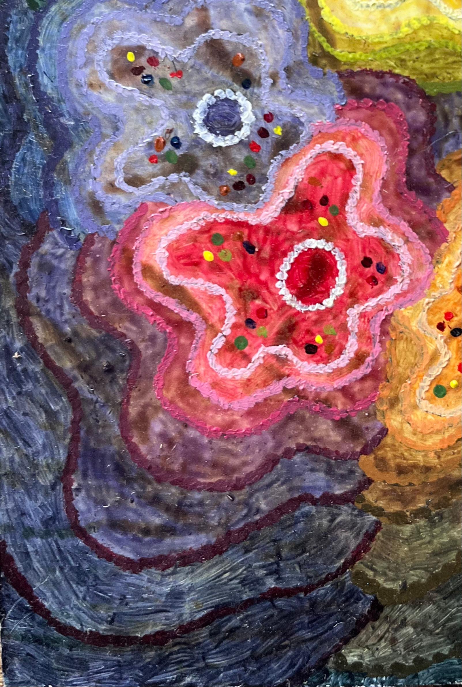 Pittura ad olio surrealista britannica degli anni '60 - 