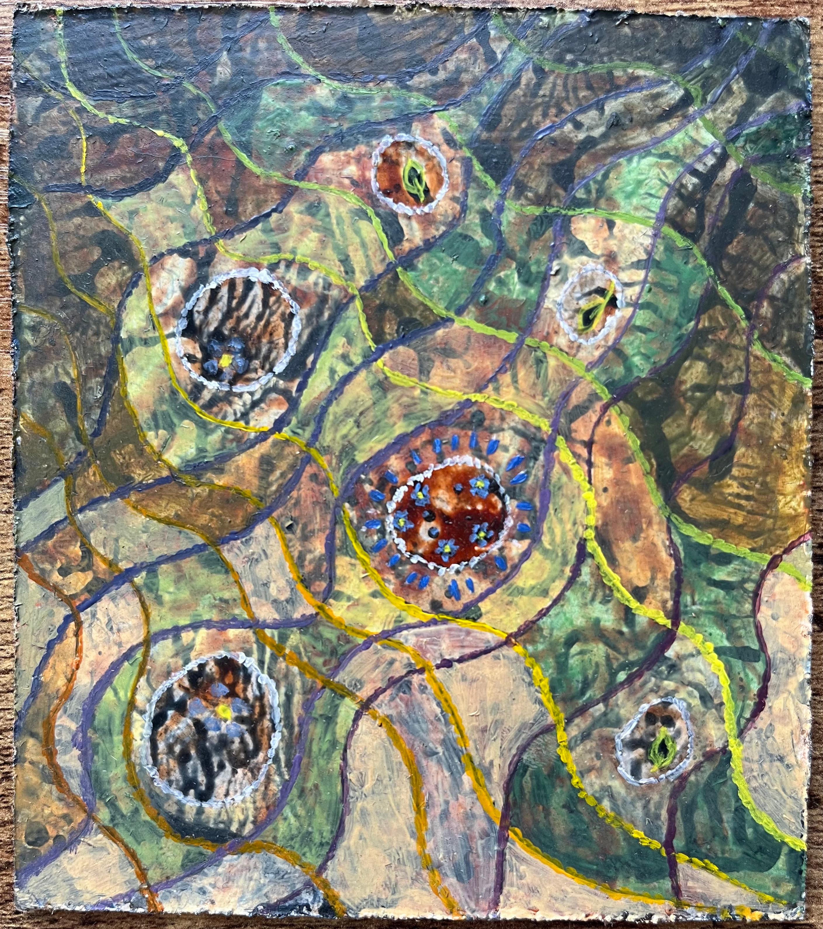 Pittura ad olio surrealista britannica degli anni '60 - 