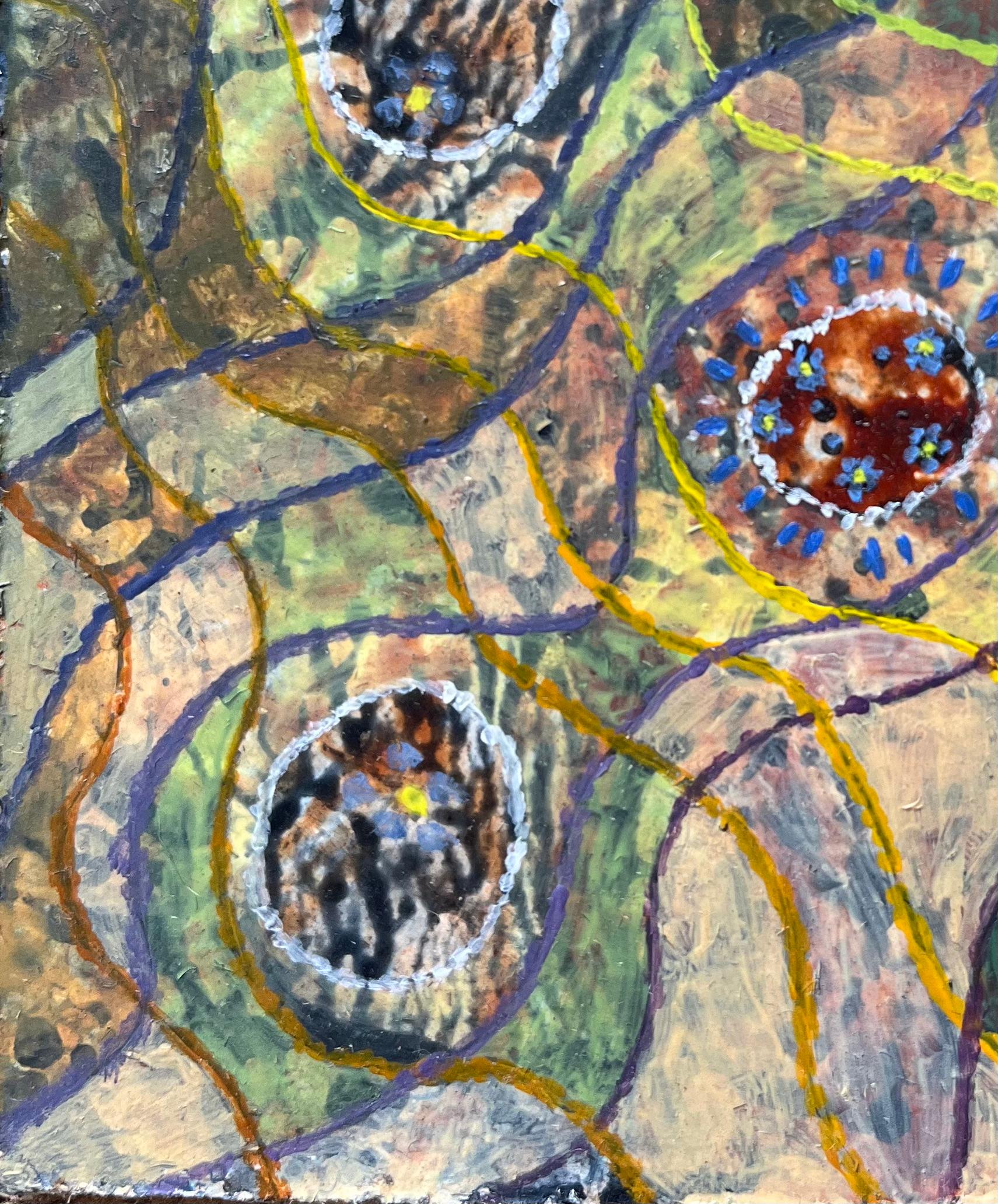 Pittura ad olio surrealista britannica degli anni '60 - 