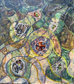 1960's British Surrealist Oil Painting - "Moments of Insight"