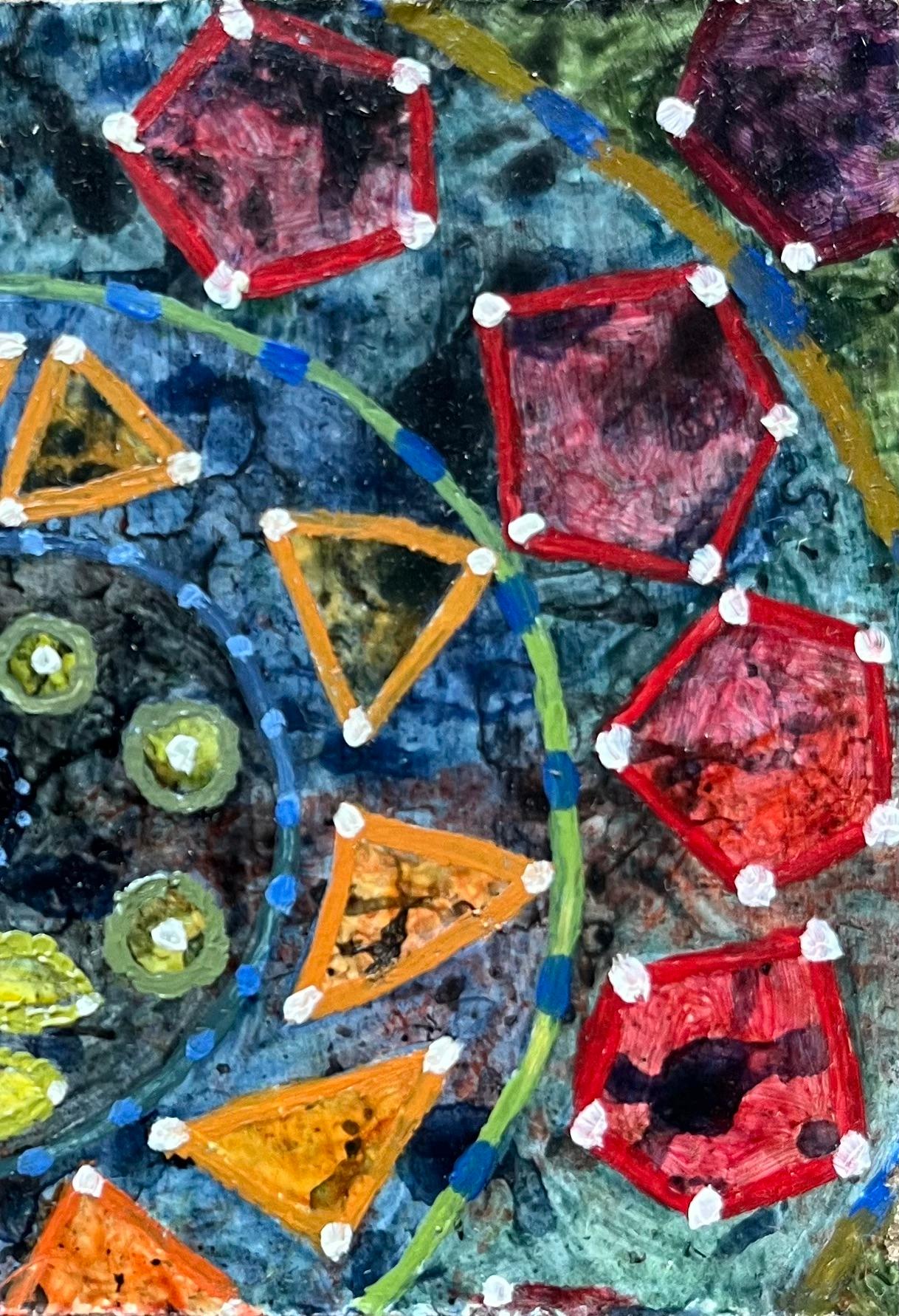 Pittura ad olio surrealista britannica degli anni '60 - 