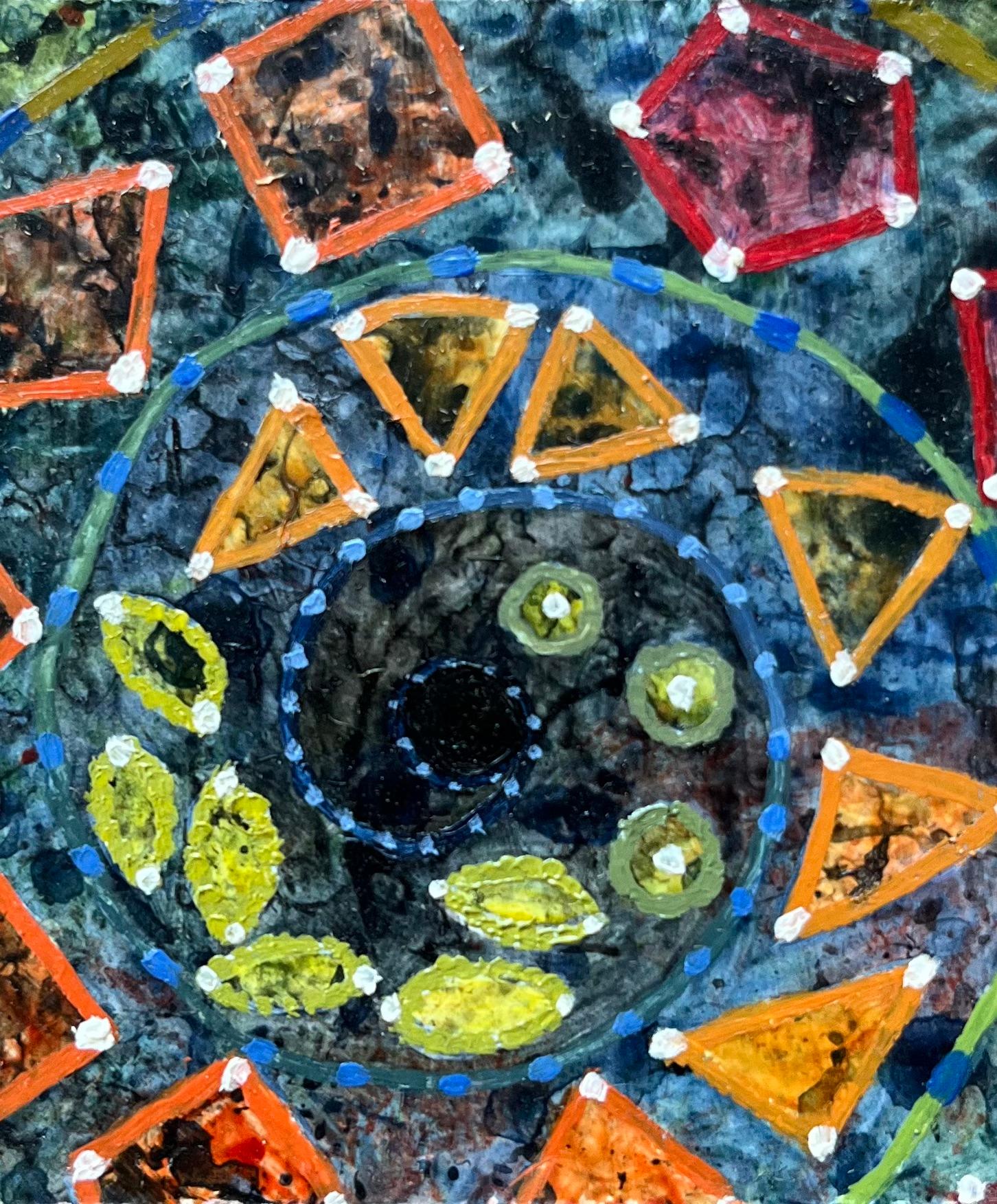 Titolo: Pittura ad olio surrealista britannica degli anni '60 - 