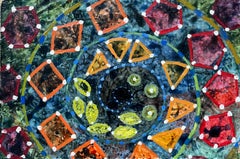 1960's British Surrealist Oil Painting - "Number Evolving"