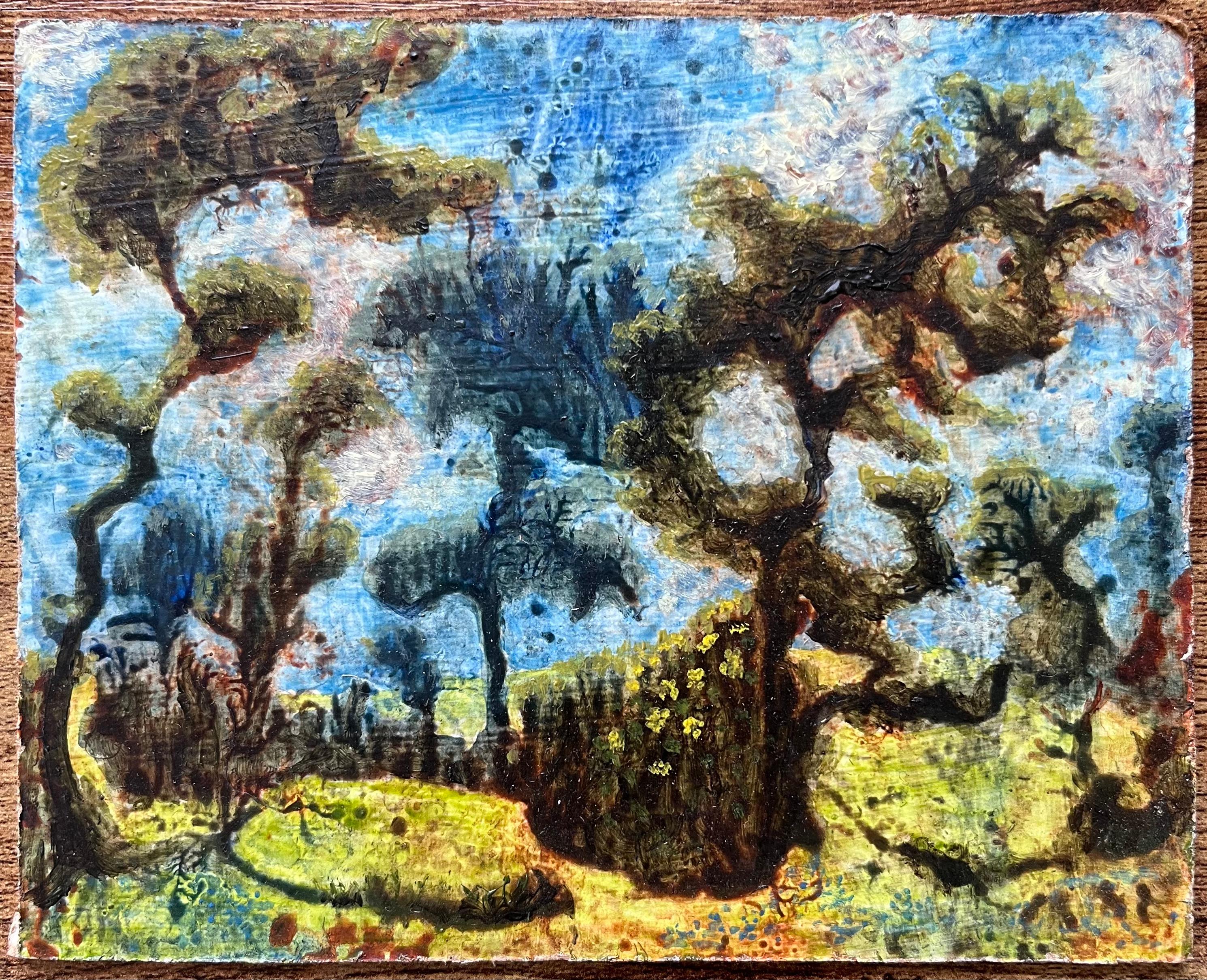 Pittura ad olio surrealista britannica degli anni '60 - 
