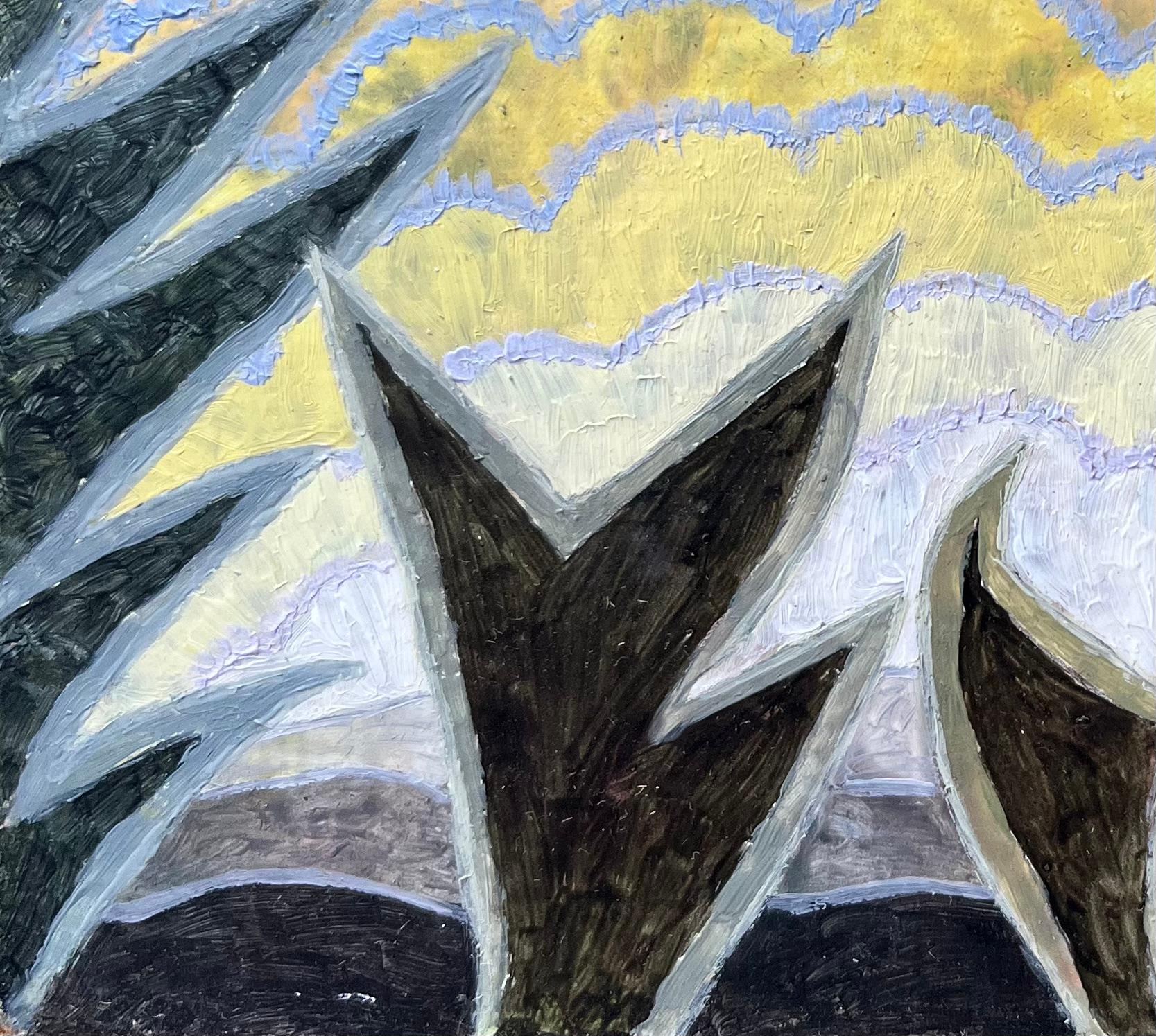 Pittura ad olio surrealista britannica degli anni '60 - 