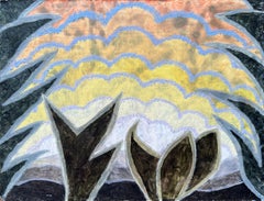 1960's British Surrealist Oil Painting - "Radiance + Gloom"