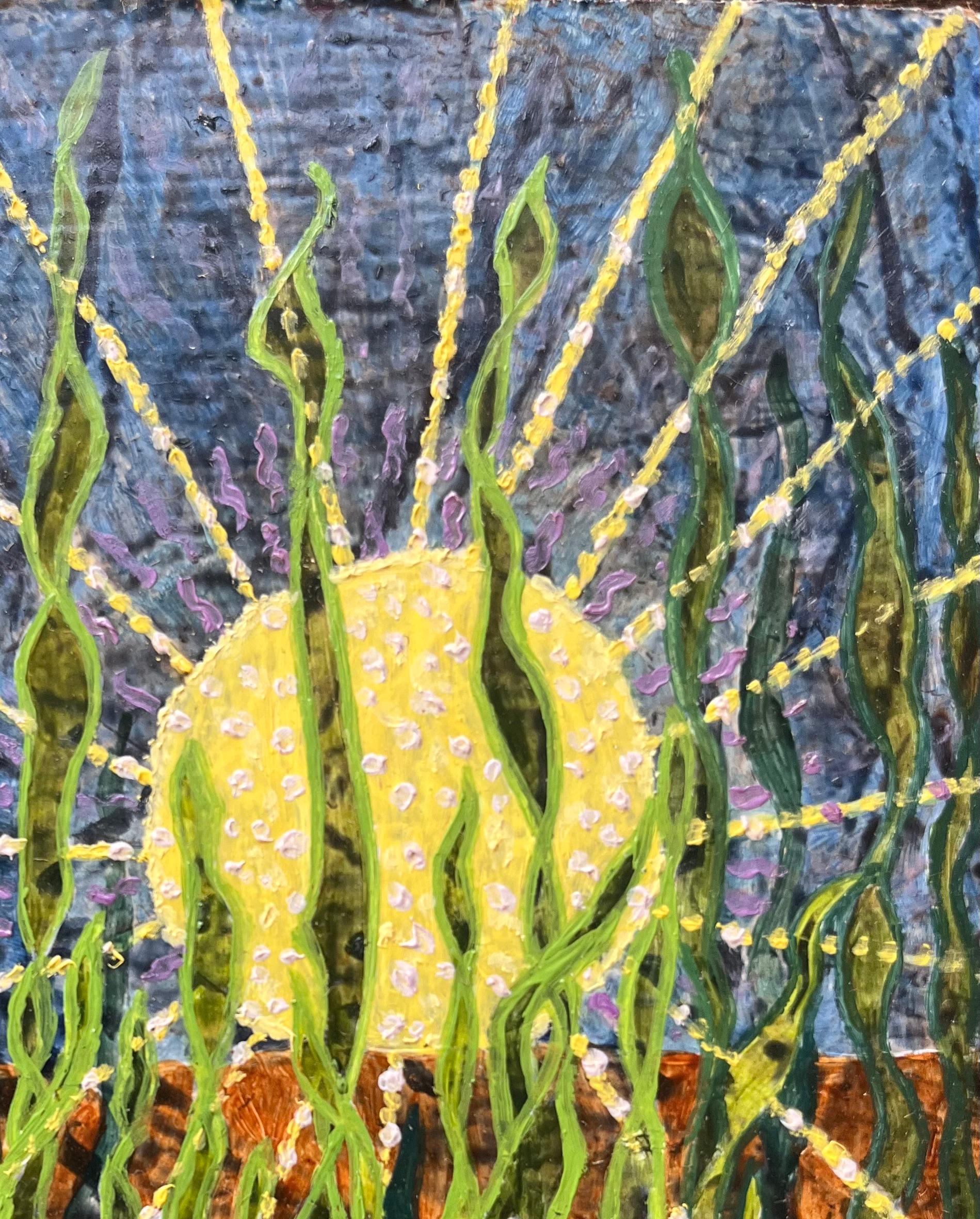 Pittura ad olio surrealista britannica degli anni '60 - 'Revival' astratto - Painting Surrealismo di Elvic Steele