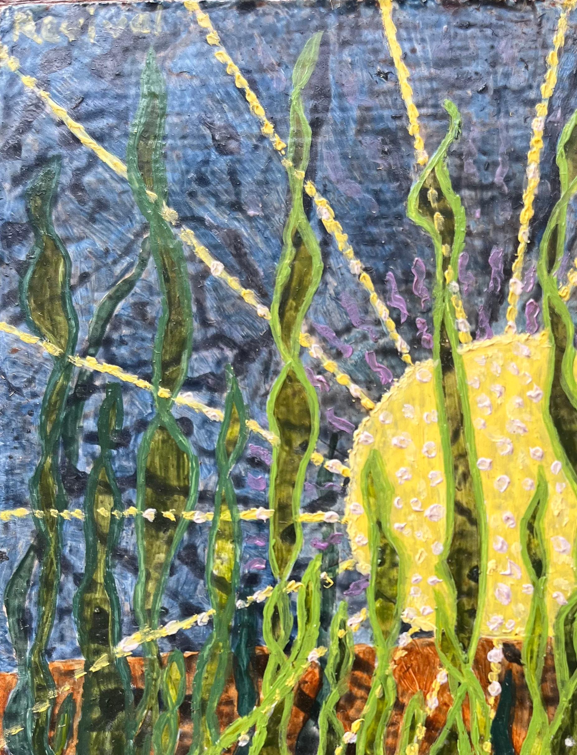 Pittura ad olio surrealista britannica degli anni '60 - 'Revival' astratto in vendita 1