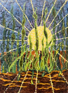 1960's British Surrealist Oil Painting - 'Revival' Abstract
