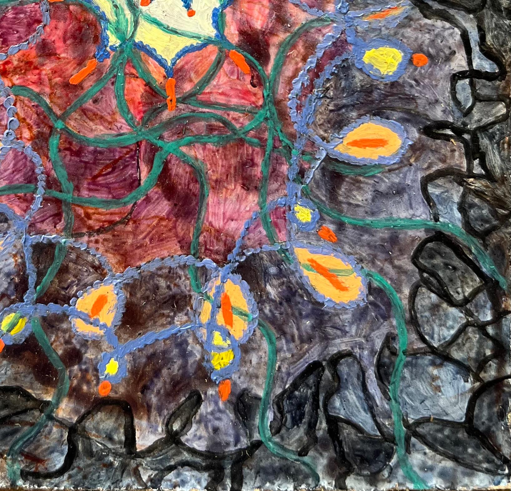 Pittura ad olio surrealista britannica degli anni '60 - 