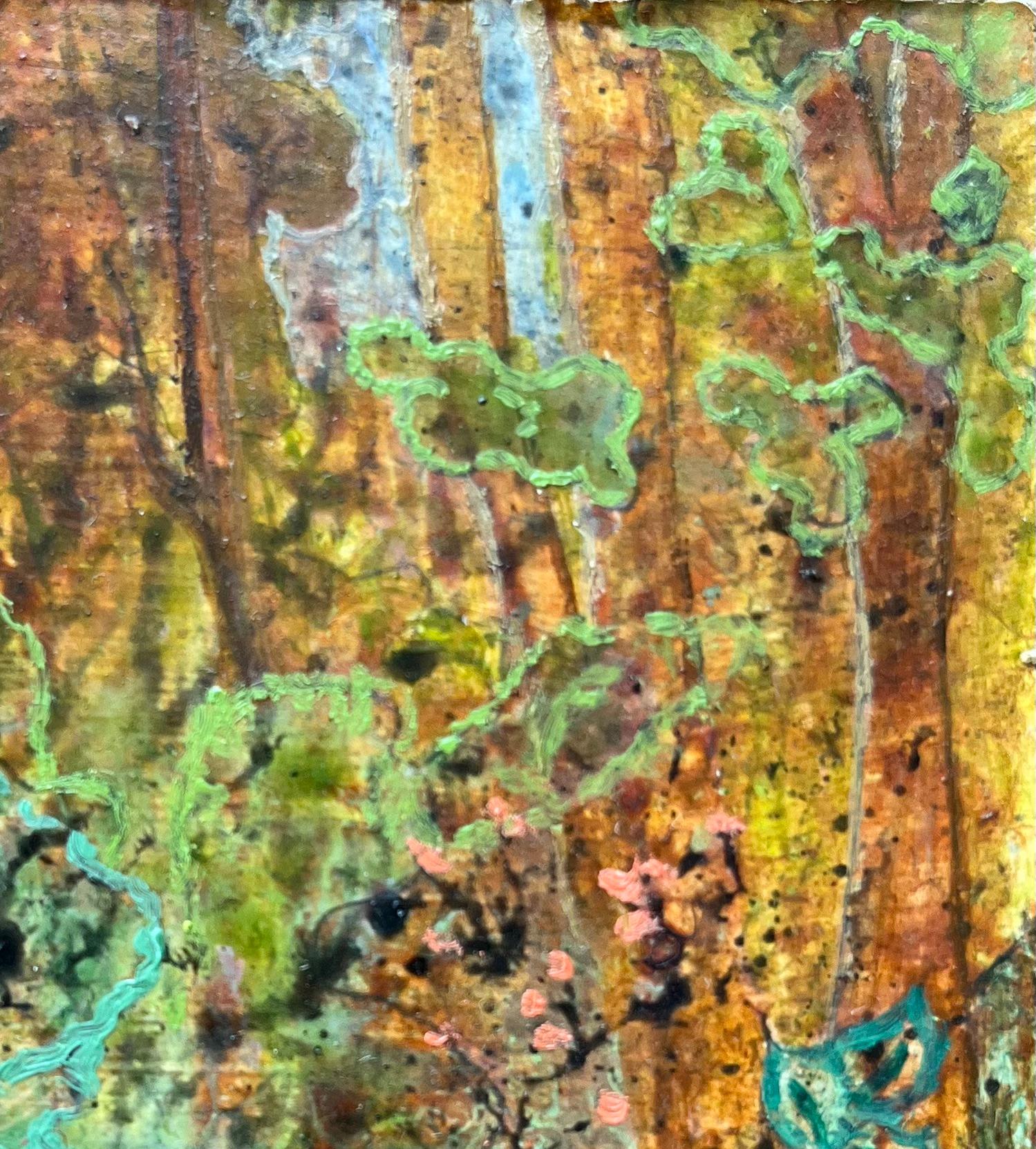 Titolo: Pittura ad olio surrealista britannica degli anni '60 - Studio astratto 