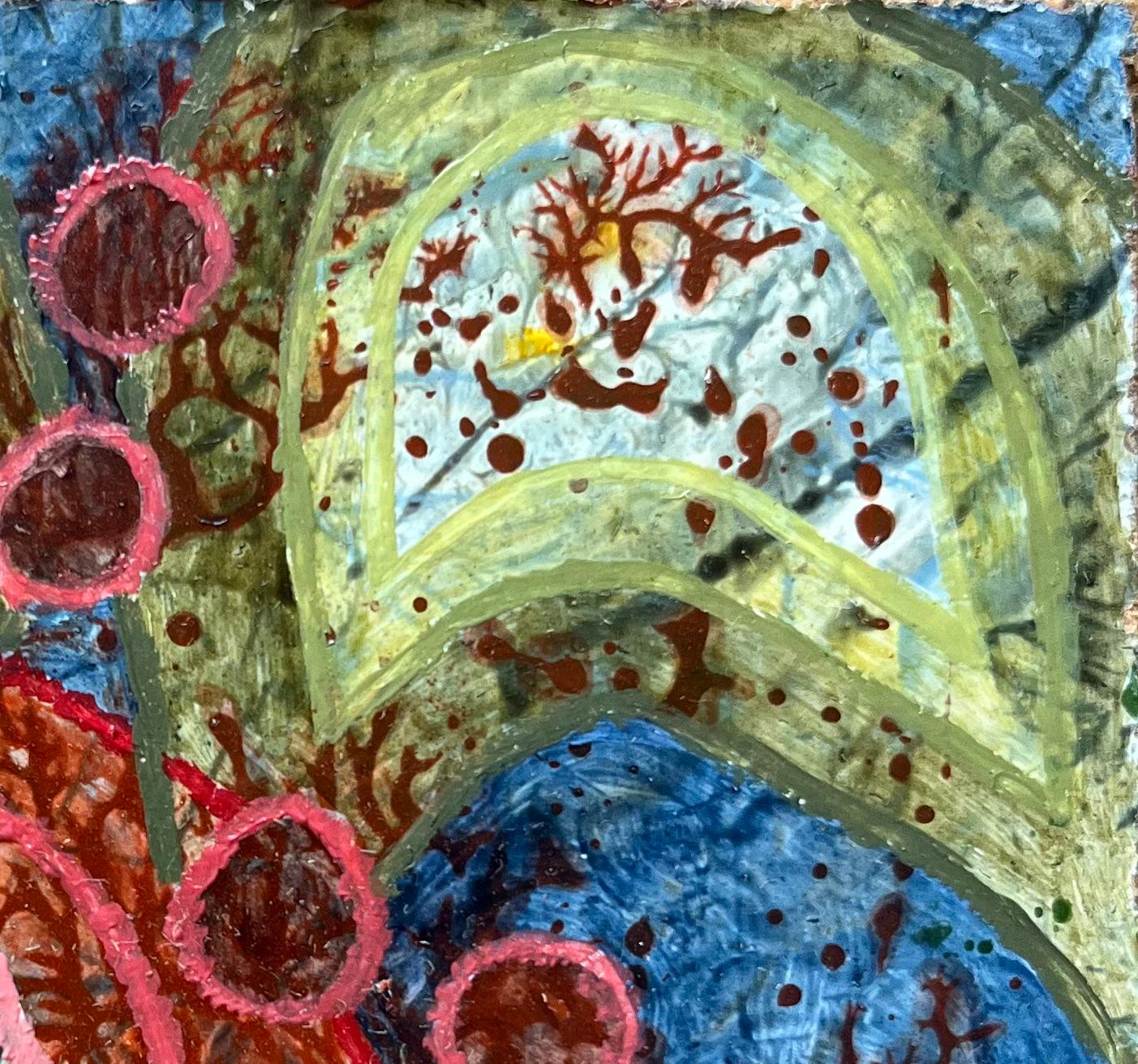 Titolo: Pittura ad olio surrealista britannica degli anni '60 - 