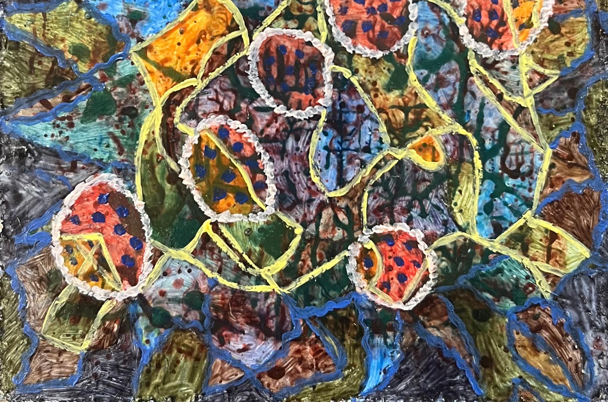 Pittura ad olio surrealista britannica degli anni '60 - 