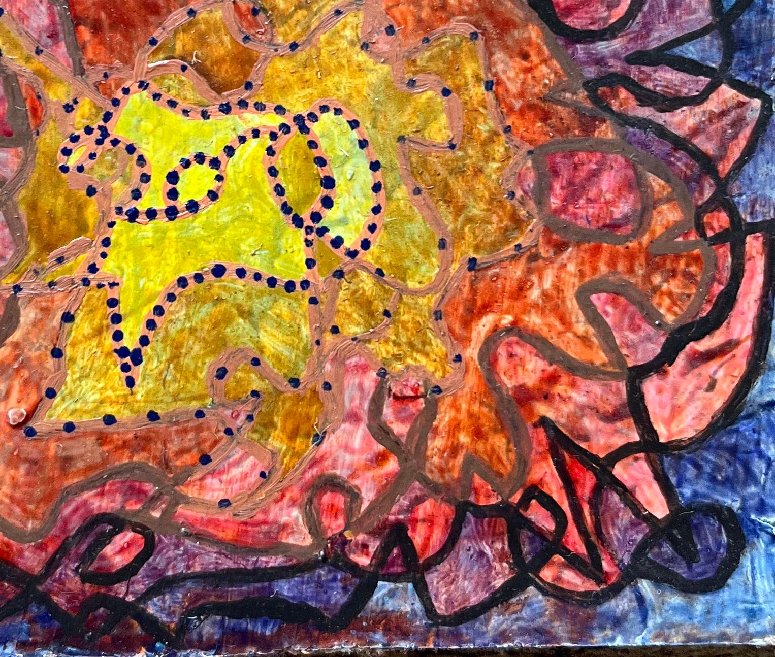 Pittura a olio surrealista britannica degli anni '60 - 