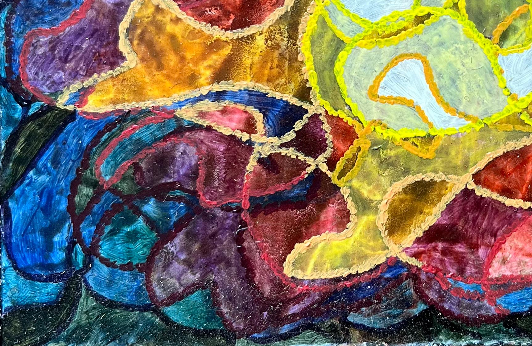 Pittura ad olio surrealista britannica degli anni '60 - 