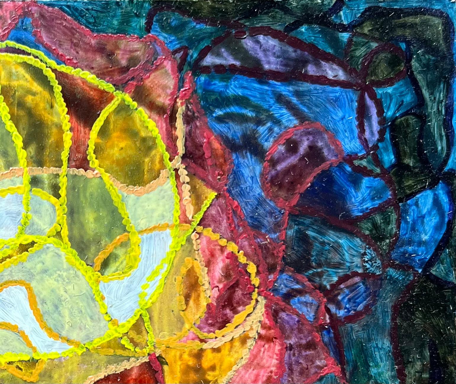Pittura ad olio surrealista britannica degli anni '60 - 