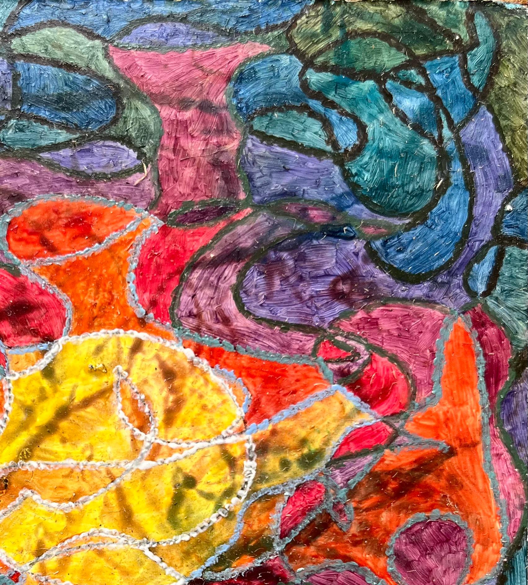 Pittura ad olio surrealista britannica degli anni '60 - 