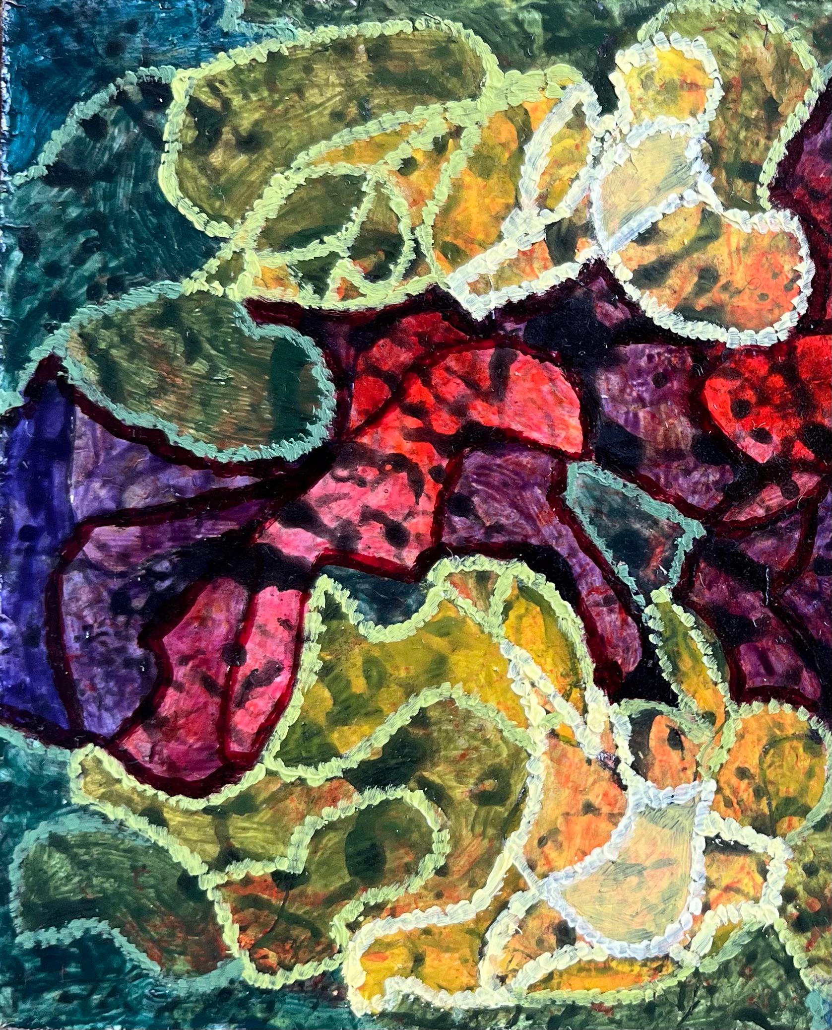 Titolo: Pittura a olio surrealista britannica degli anni '60 - 