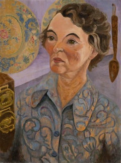 Elvic Steele (1920-1997) - 20th Century Oil, Portrait of Joan