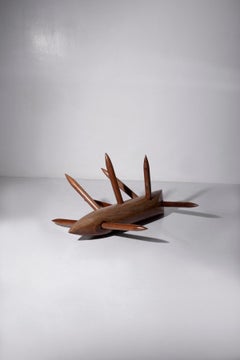 Defending Yourself from destruction Sculpture by Elvio Becheroni