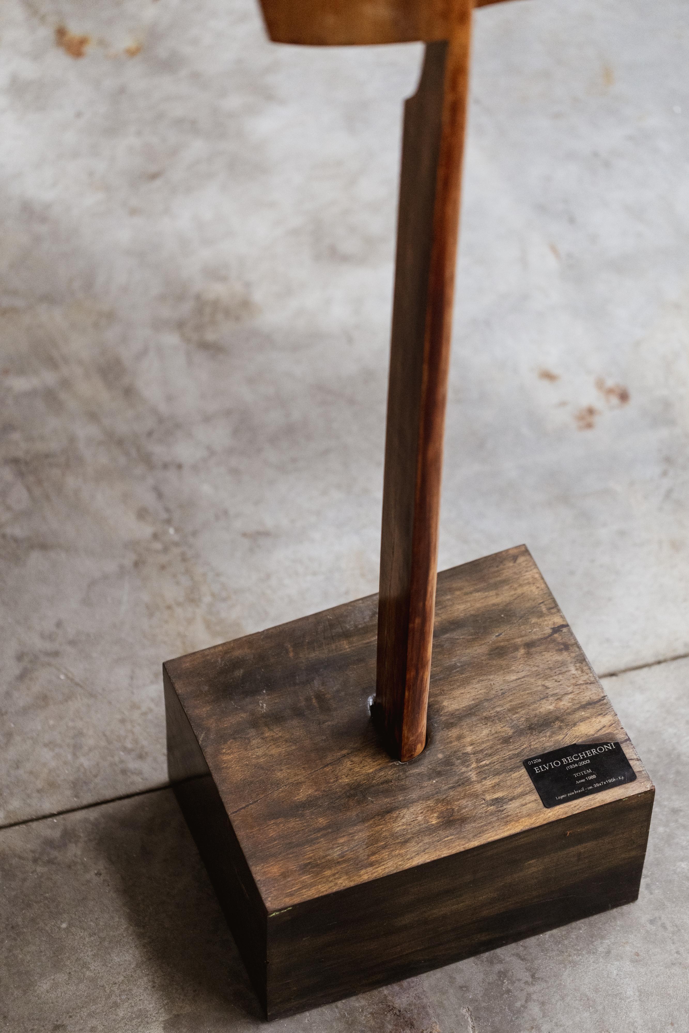 Elvio Becheroni “Totem” Abstract Sculpture, 1988 in vendita 3
