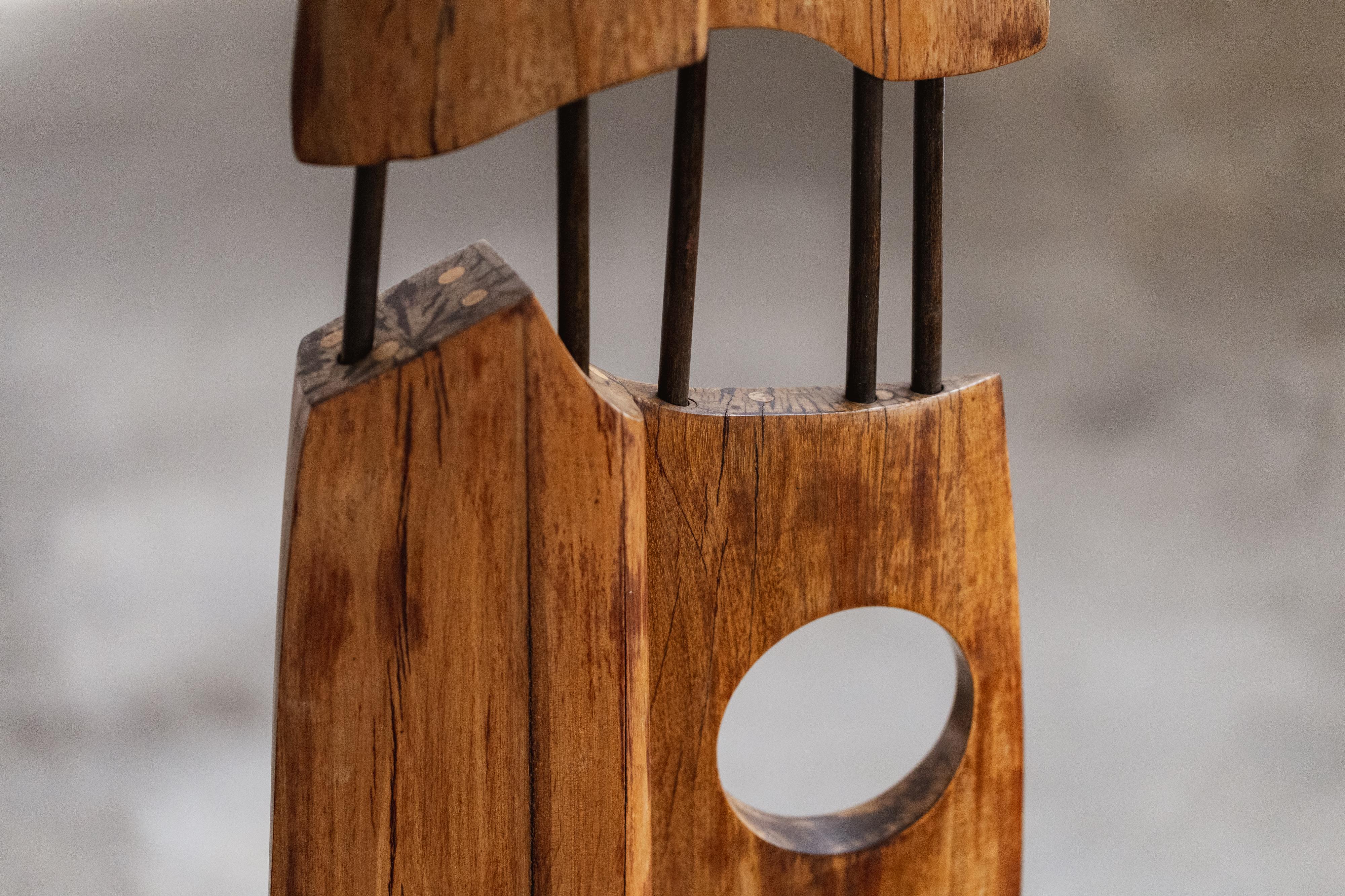 Mid-Century moderno Elvio Becheroni “Totem” Abstract Sculpture, 1988 in vendita