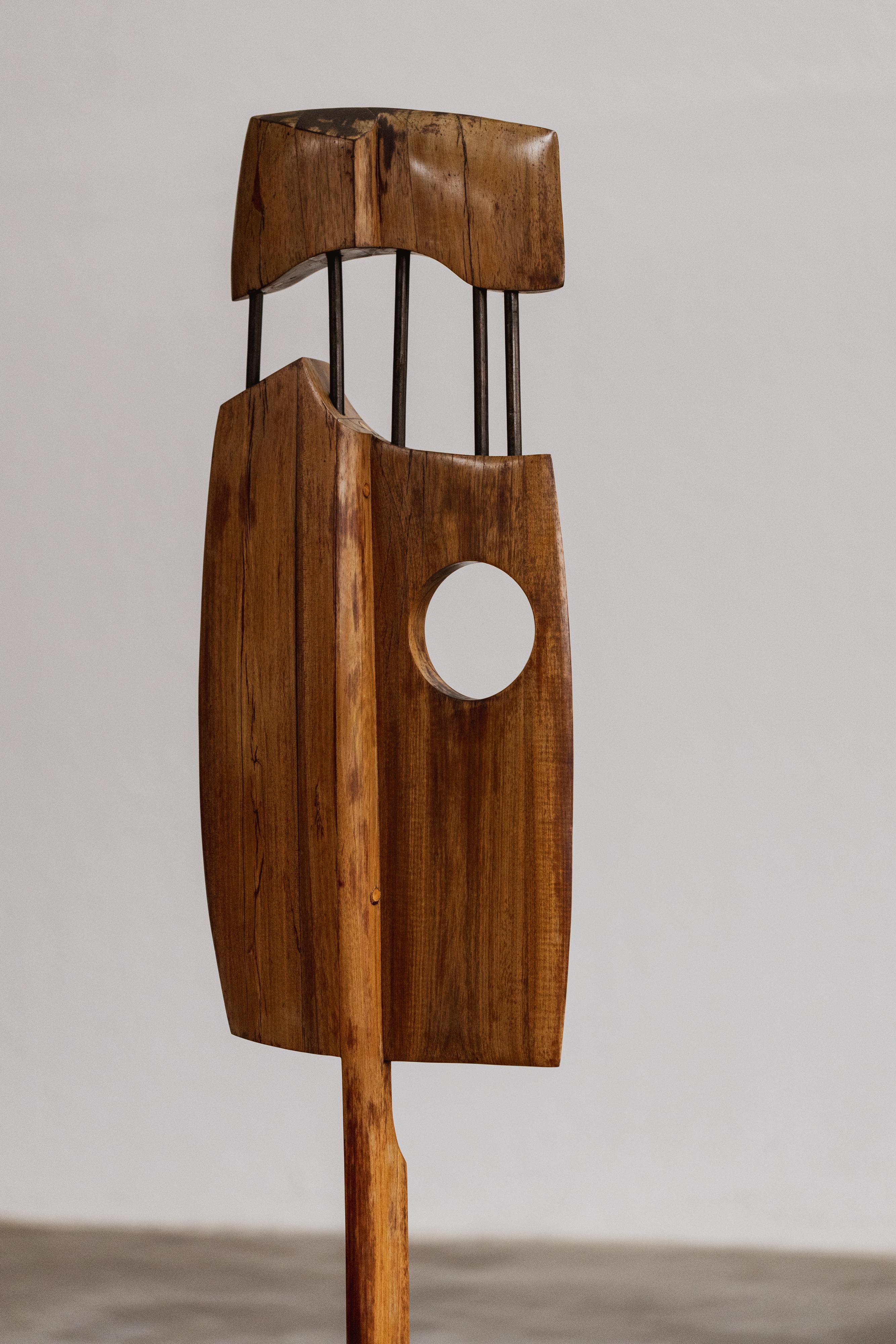 Fine XX secolo Elvio Becheroni “Totem” Abstract Sculpture, 1988 in vendita