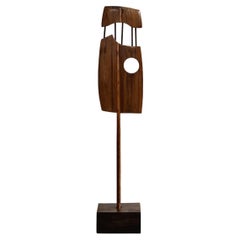 Elvio Becheroni “Totem” Abstract Sculpture, 1988
