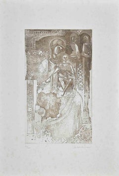 Untitled - Etching by Elvio Marchionni - 1990