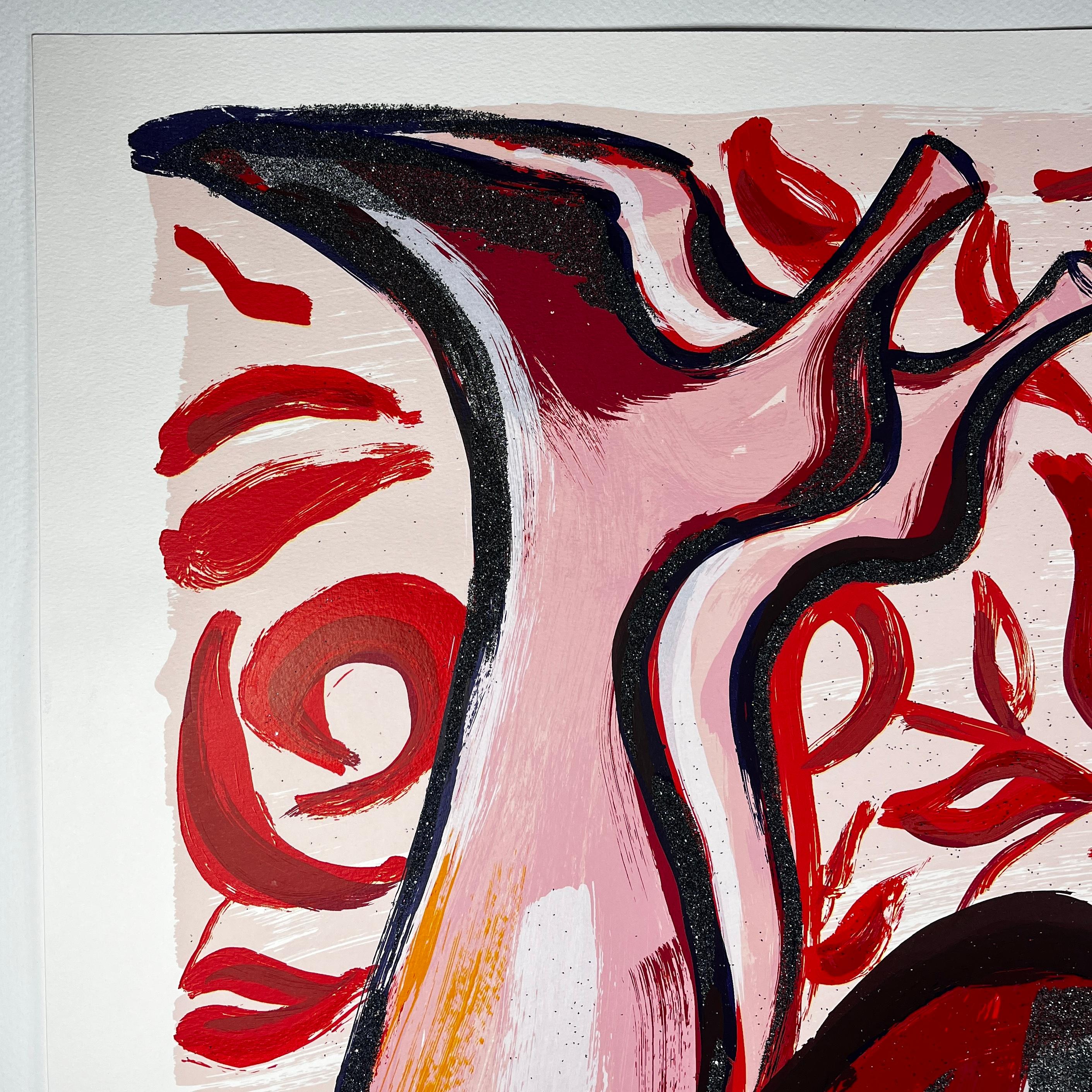 Elvira Bach (Germany, 1951)
'Fumando espero', 2004
Inspired by the eponymous tango composed in 1922, performed and popularized by Sara Montiel
Silkscreen with marble dust on paper (see pictures)
29.6 x 40.6 in. (75 x 103 cm.)
Edition of 99
ID: