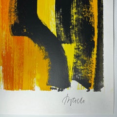 Original signed 2004 screenprint w diamond dust German artist black woman 41x30n