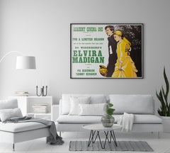 Elvira Madigan 1968 Academy Cinema UK Quad Film Movie Poster, Strausfeld