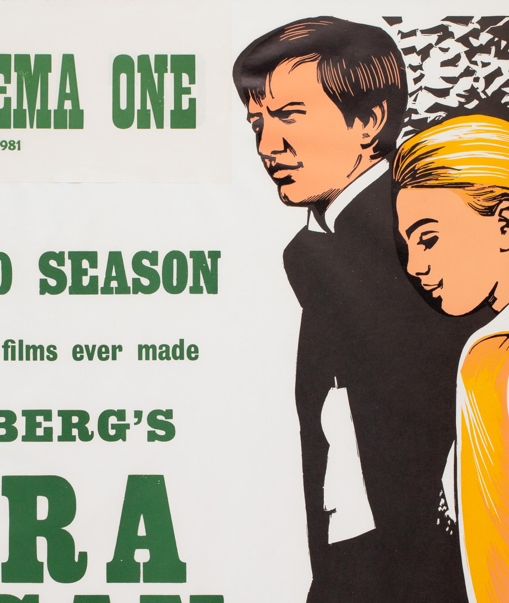 British Elvira Madigan 1968 Academy Cinema UK Quad Film Movie Poster, Strausfeld For Sale