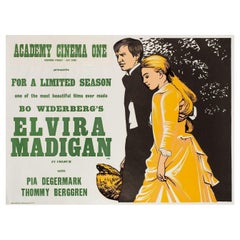 Elvira Madigan 1968 British Quad Film Poster