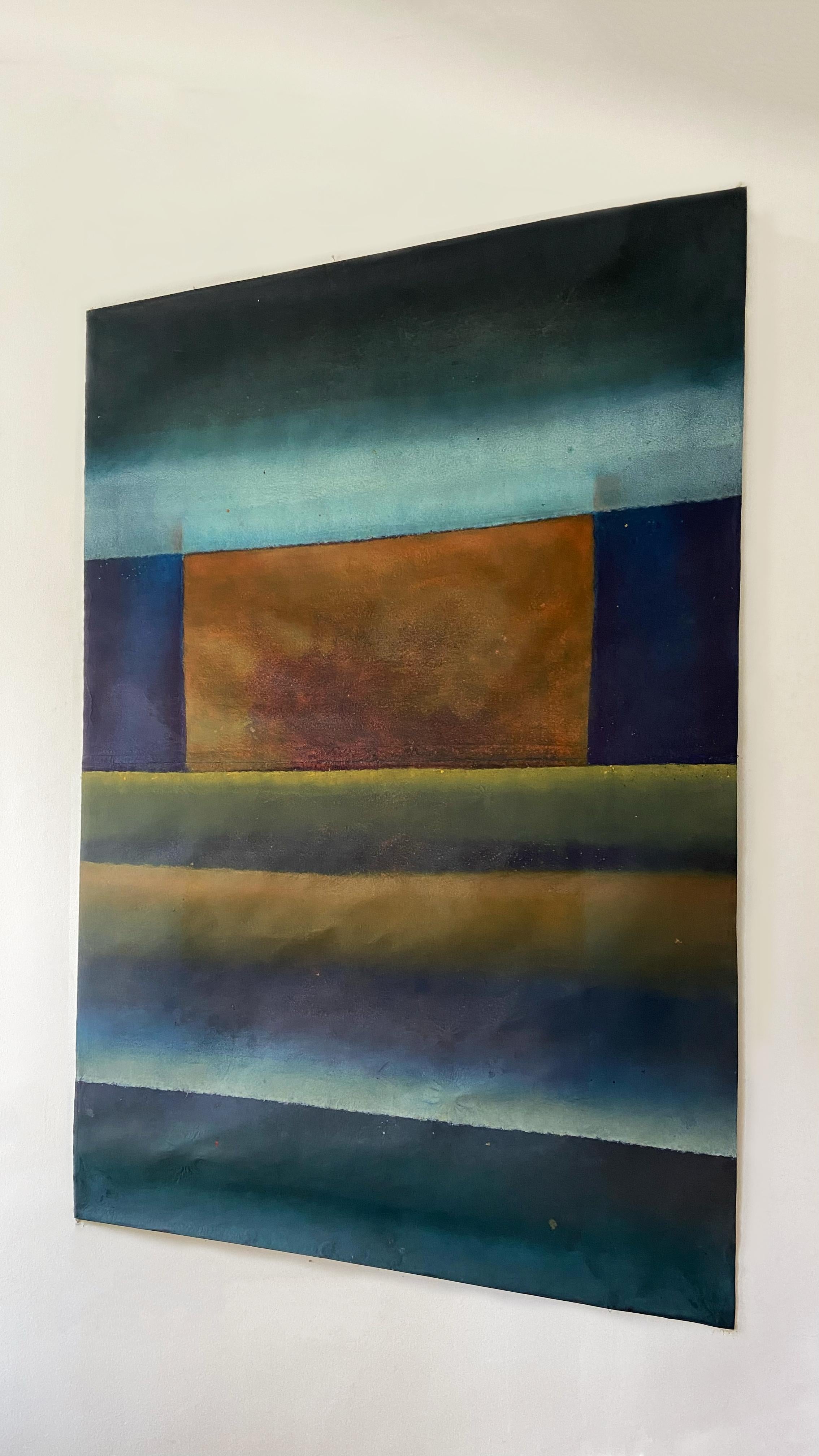 Untitled LIX by Ferle - Large abstract painting, colourful, vibrant tones For Sale 1